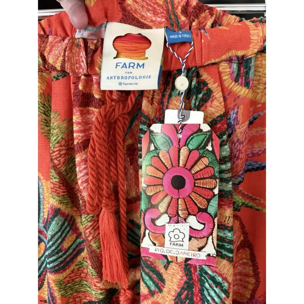 Farn Rio Women's Size Small Birdie Wide Leg Pants Size Small NWT! - Picture 7 of 12